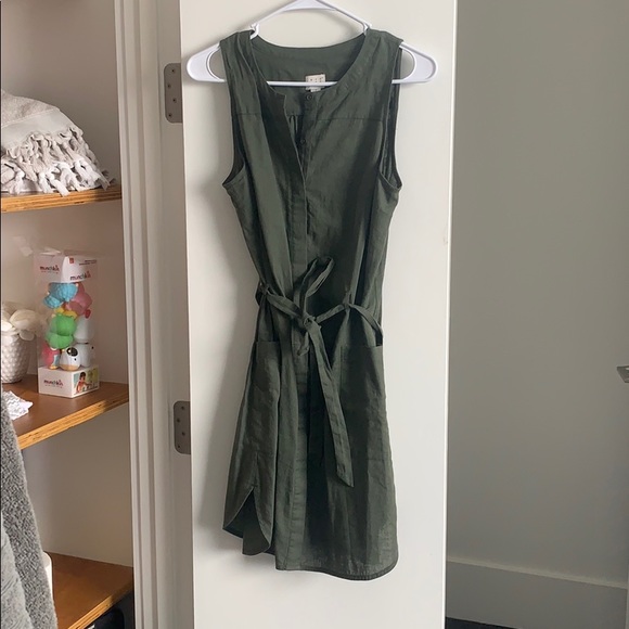 A New Day (Target) Green tie dress- Size Small - Picture 1 of 5